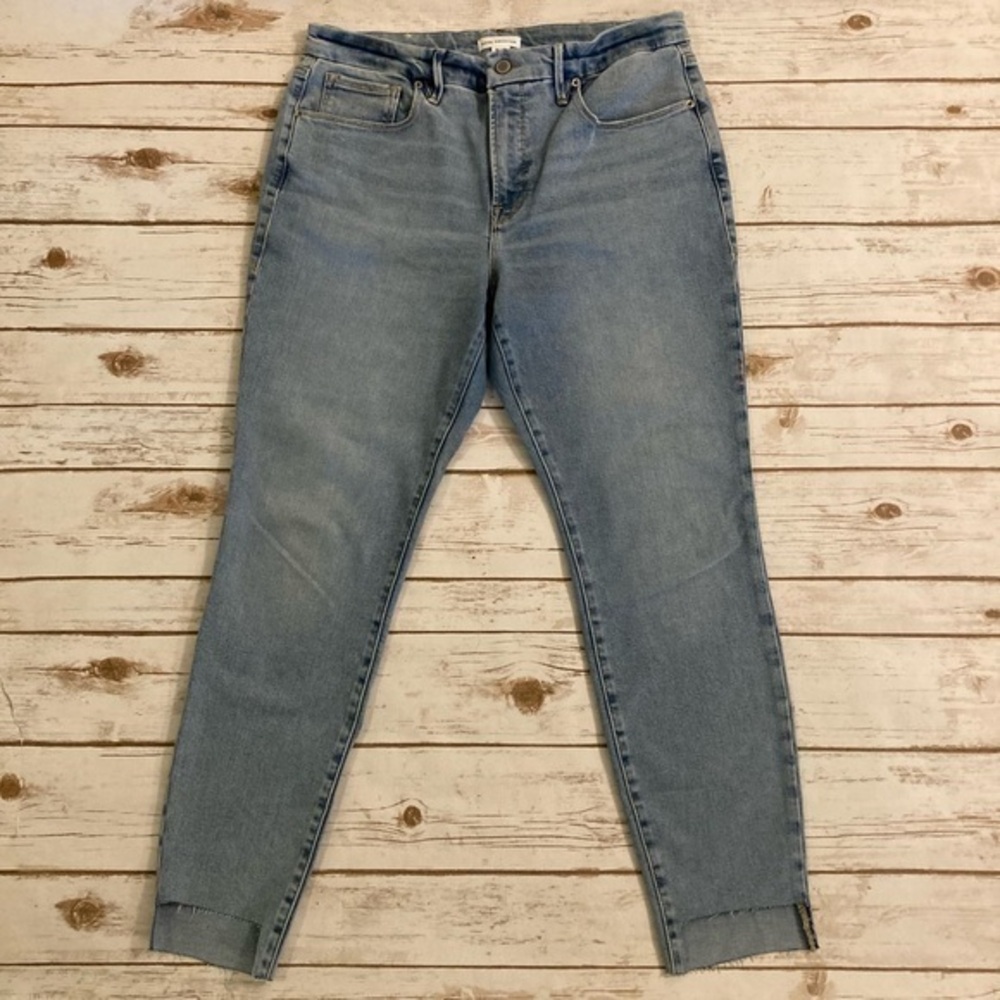 Good American Good Leg Jeans Indigo390 Size 12/31
